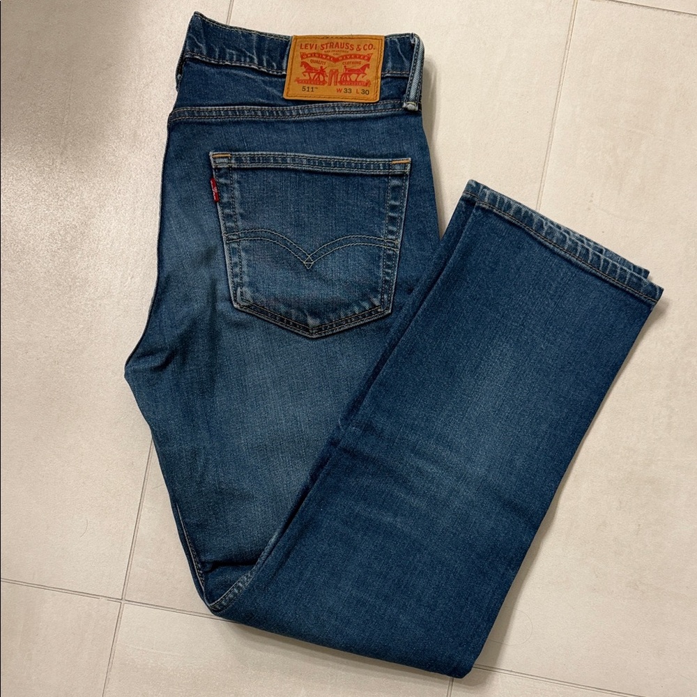 Levi's Men's 511 Denim Slim Straight Jeans